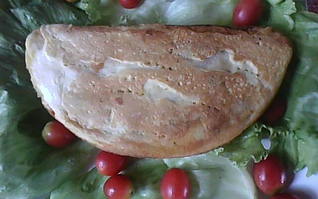 Fritada de batata com frango