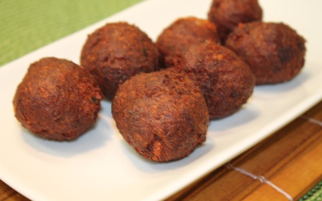 Bolinho de carne moída