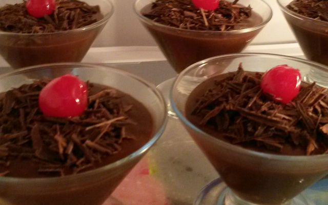 Mousse de chocolate sem ovos
