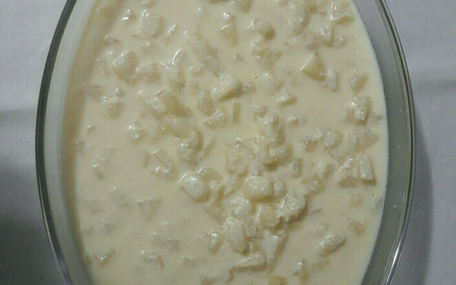 Gelado de abacaxi