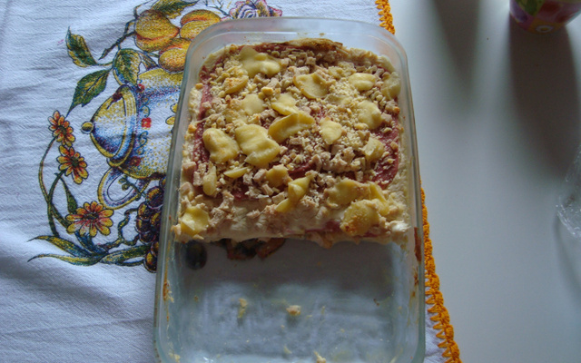 Lasanha de panqueca de frango