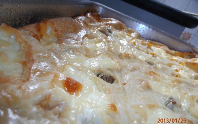 Torta de frango com requeijão