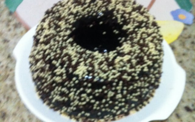 Bolo de chocolate de liquidificador