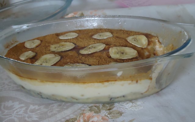 Creme gelado de banana e ameixa