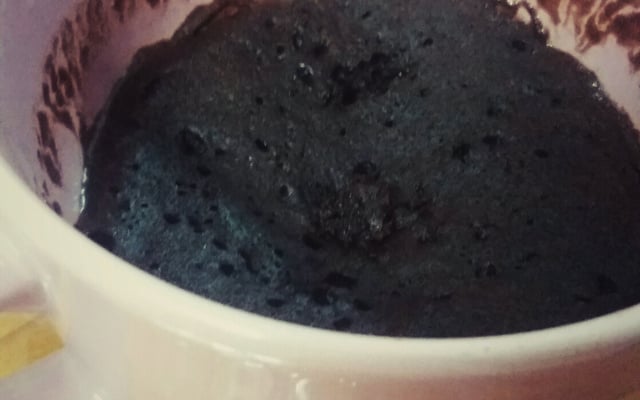 Bolo de caneca vegan