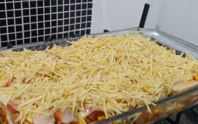 Cachorro quente de forno