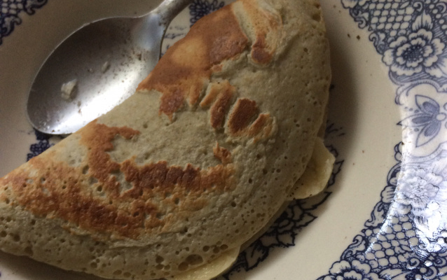 Crepioca fit de banana e aveia