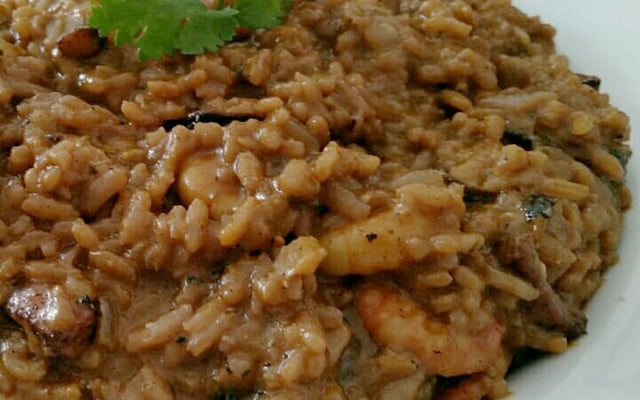 Risoto de frutos do mar