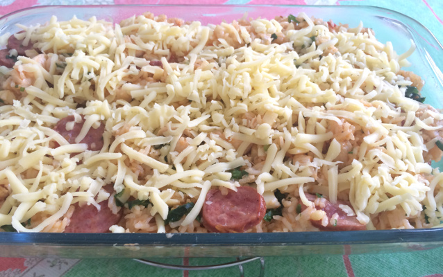 Arroz rápido na panela de pressão