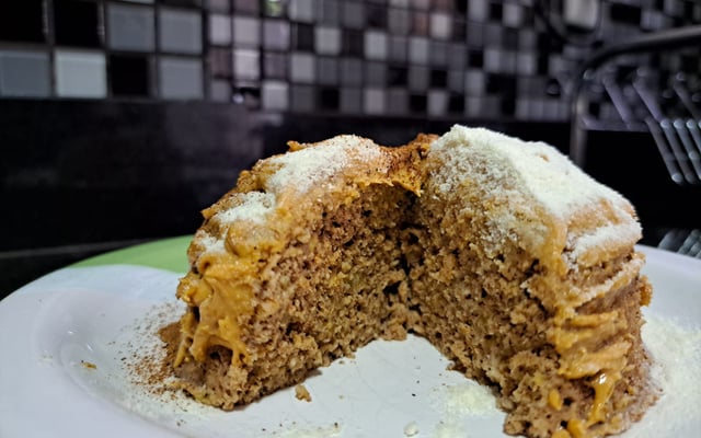 Bolo Proteico Express de Microondas