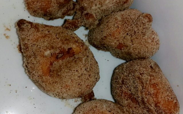 Bolinho de chuva sem glúten, sem lactose e sem ovo
