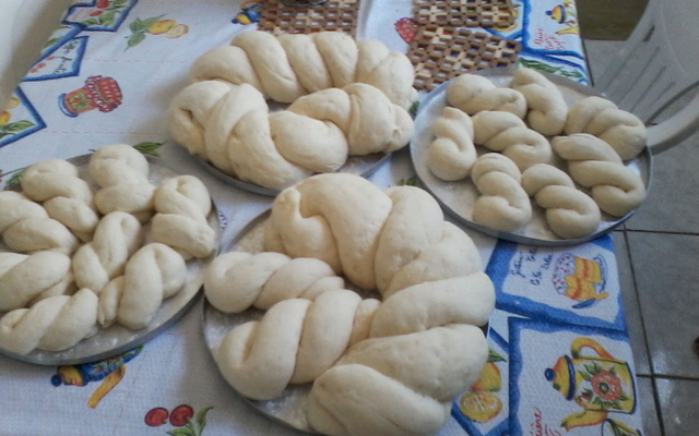 Rosca de mandioca da Rosa