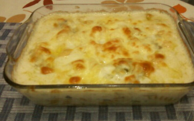 Batata aos queijos da Elaine