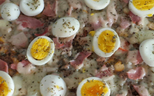 Macarronada com mussarela