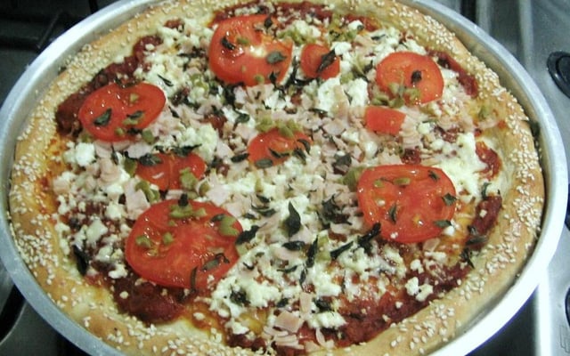 Pizza massa crocante