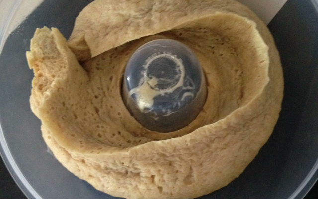 Bolo de micro-ondas de chocolate da Angélica