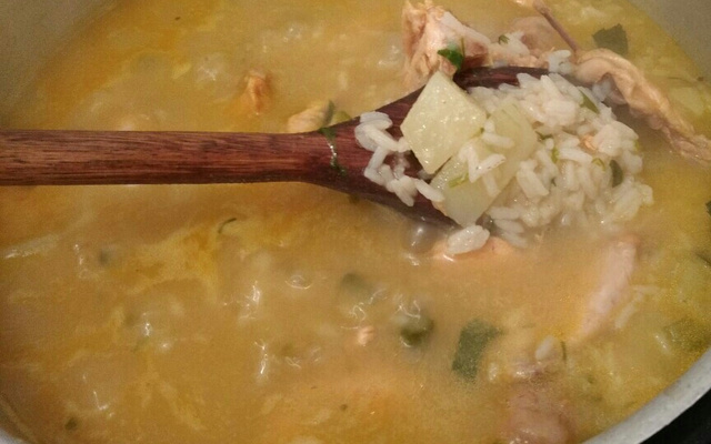 Canja de galinha rápida