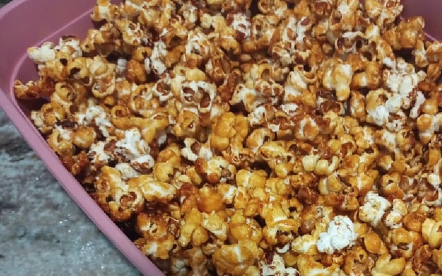 Pipoca doce caramelizada