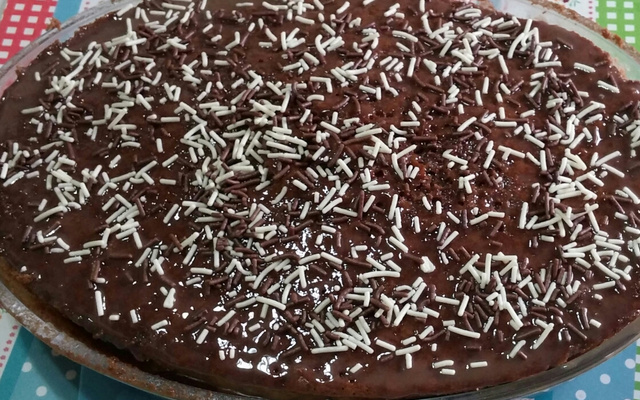 Bolo de micro-ondas de chocolate da Angélica