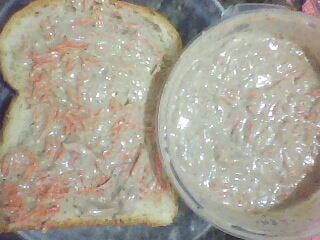 Patê de sardinha com cenoura