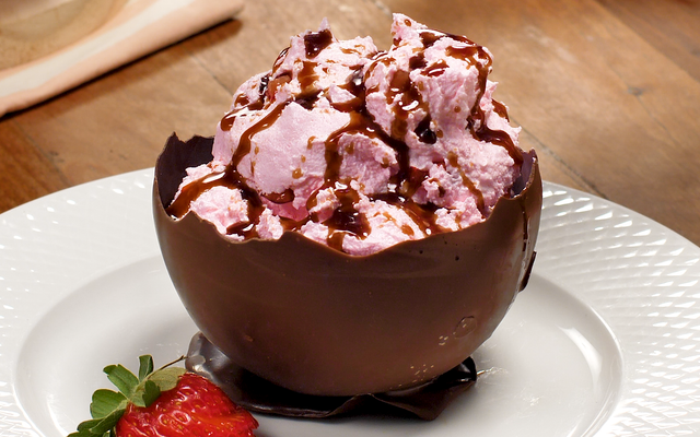 Taça de chocolate fácil