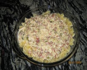 Farfale ao molho de queijo