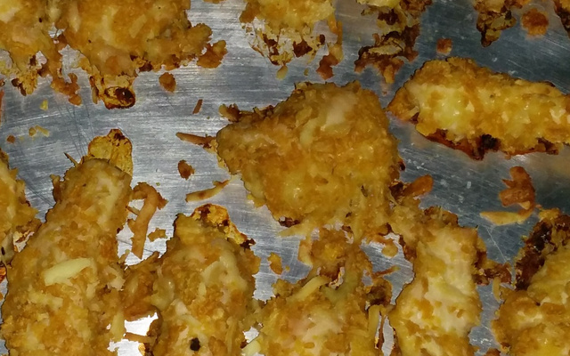 Tirinhas crocantes de frango