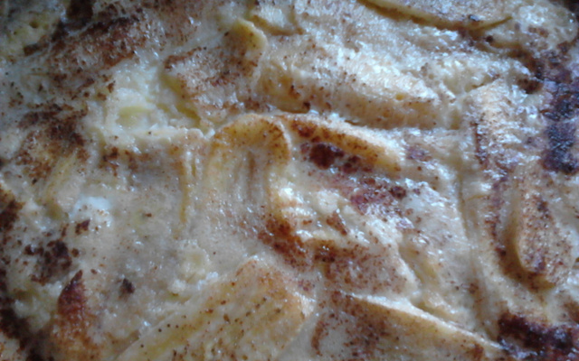 Torta de banana deliciosa