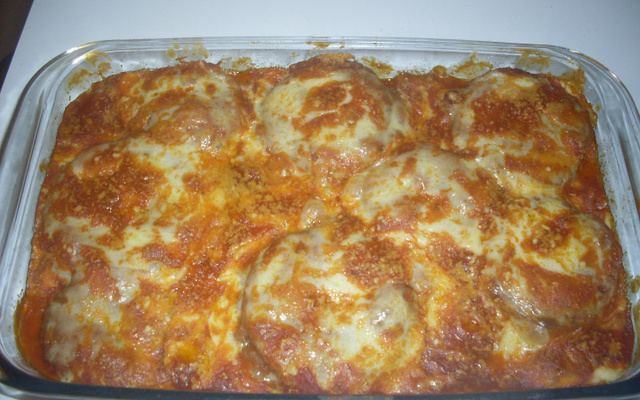 Berinjela à parmegiana