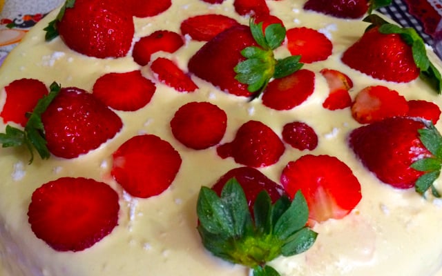 Bolo de leite em pó