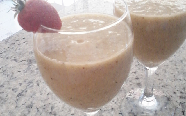 Suco funcional de manga,biomassa, coco e chia