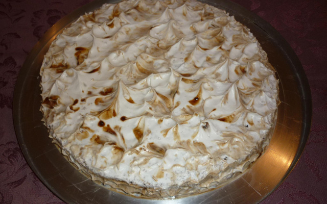 Bolo de chocolate e café