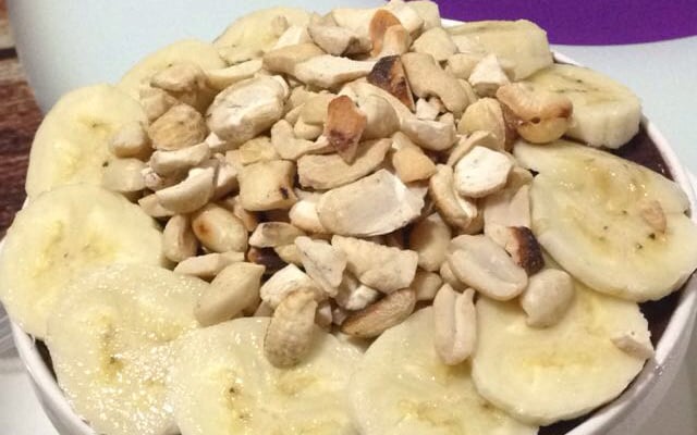 Açaí com banana