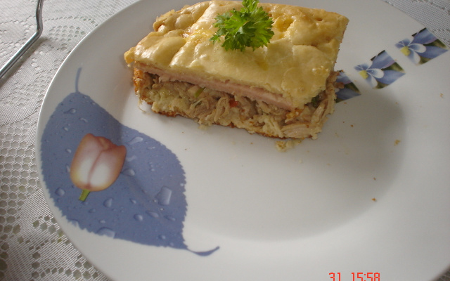 Torta de frango fácil