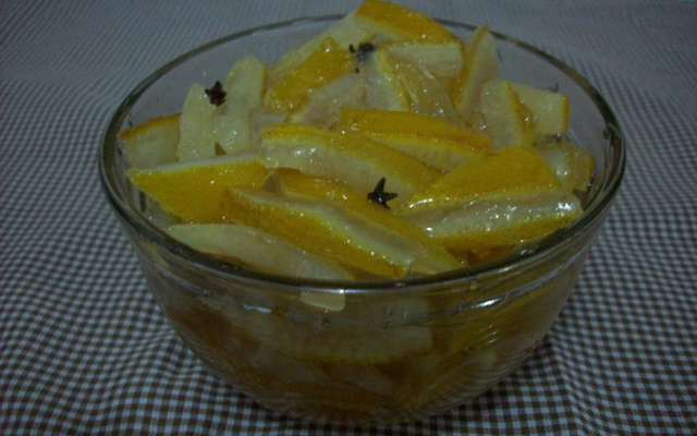 Doce de casca de laranja