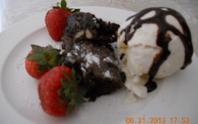 Tradicional brownie americano