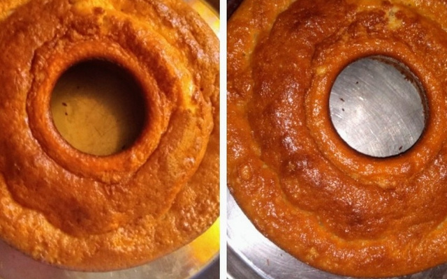 Bolo de creme de leite