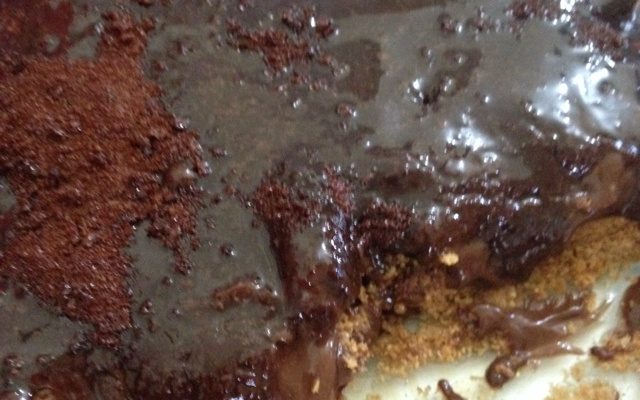 Pavê de chocolate e amendoim diet