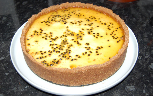 Torta mousse de maracujá