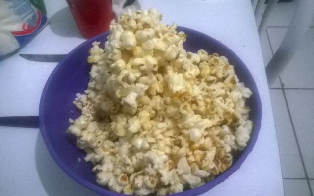 Pipoca caramelada