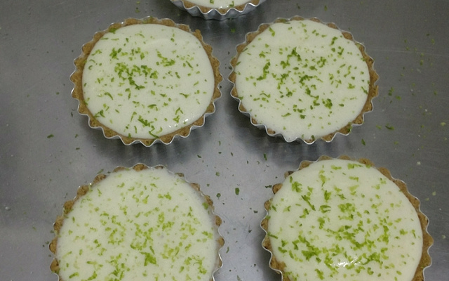 Torta de limão com chocolate branco