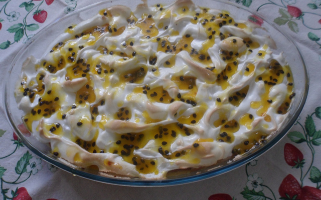 Pavê mousse de maracujá