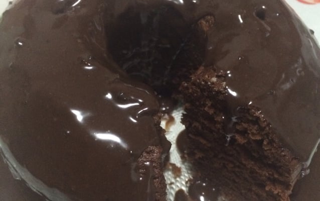 Bolo de chocolate maravilhoso