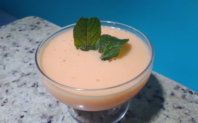 Flan de mamão