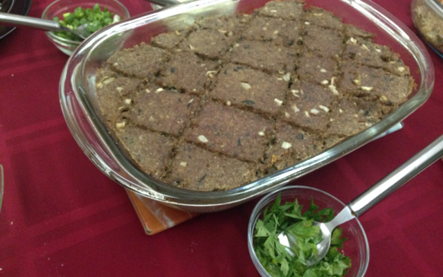 Quibe de bandeja recheado