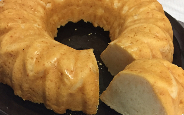 Bolo pão de queijo sem ovo