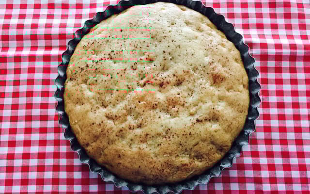 Muffins ou bolo de maçã sem ovos