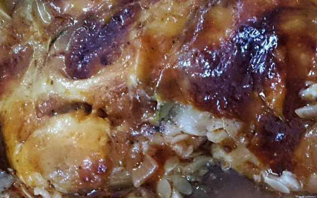 Filé de peixe com molho de abobrinha