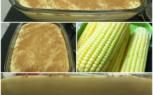 Mingau de milho verde cremoso