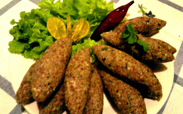 Quibe com trigo lavado da Emeliza